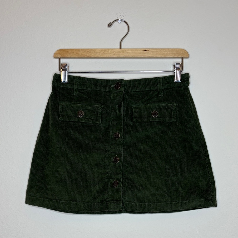 CREWCUTS Girls Button Front Corduroy Skirt